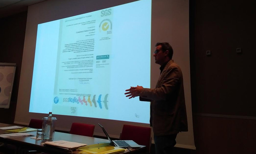 La presentazione del progetto all’AIF Associazione Italiana Fungicoltori