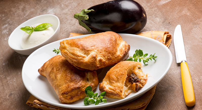 Panzerotti ai funghi pioppini