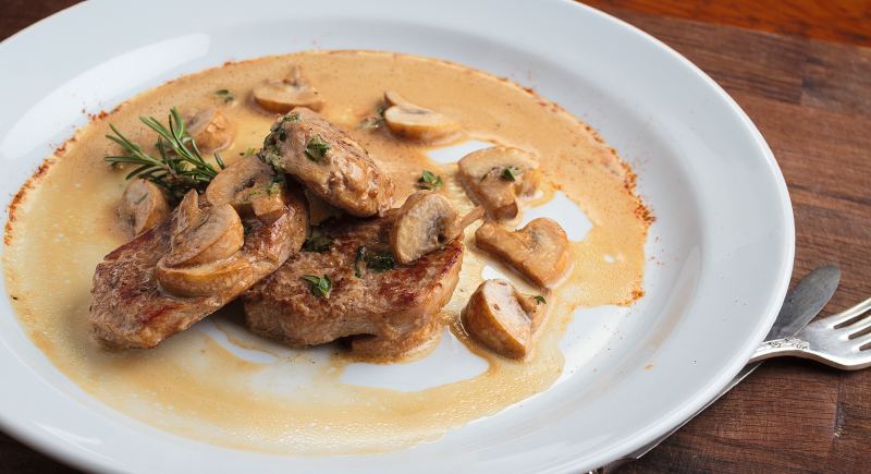 Scaloppine ai funghi