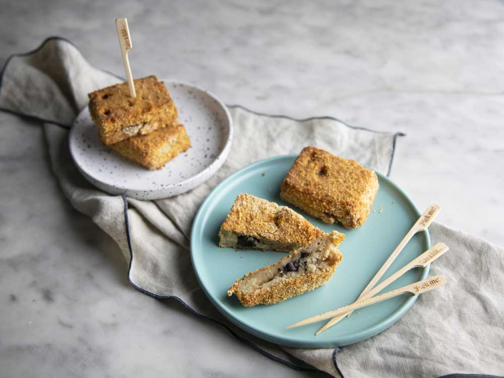 Mozzarella e funghi in carrozza